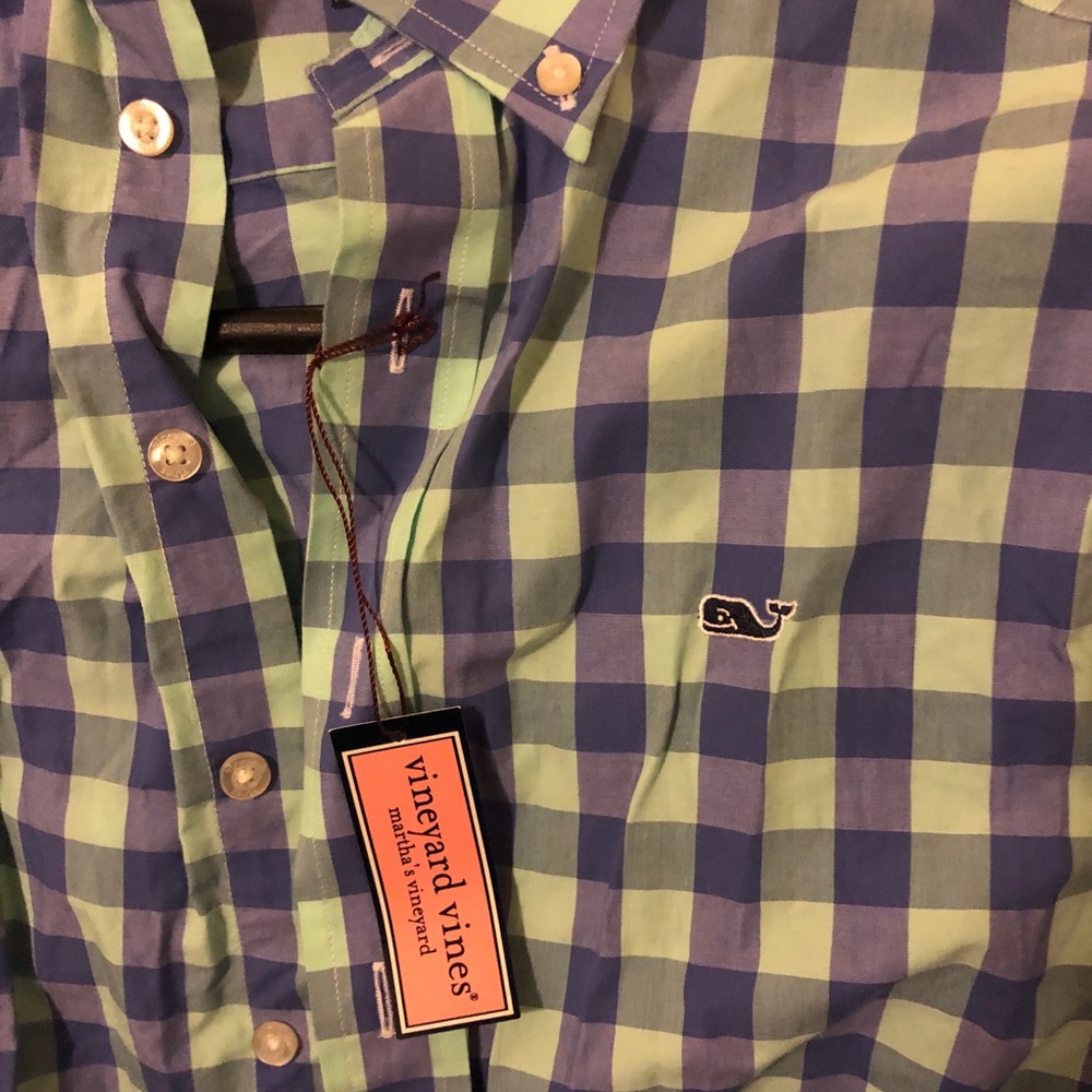 Vineyard Vines Slim Fit Whale Shirt NEW W TAGS